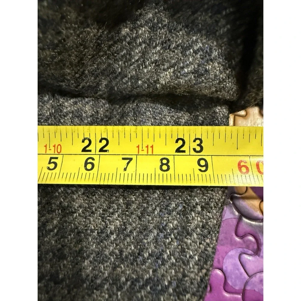 Oscar de la Renta 44R Wool Cashmere Houndstooth‎ Sport Coat Sports Jacket Blazer